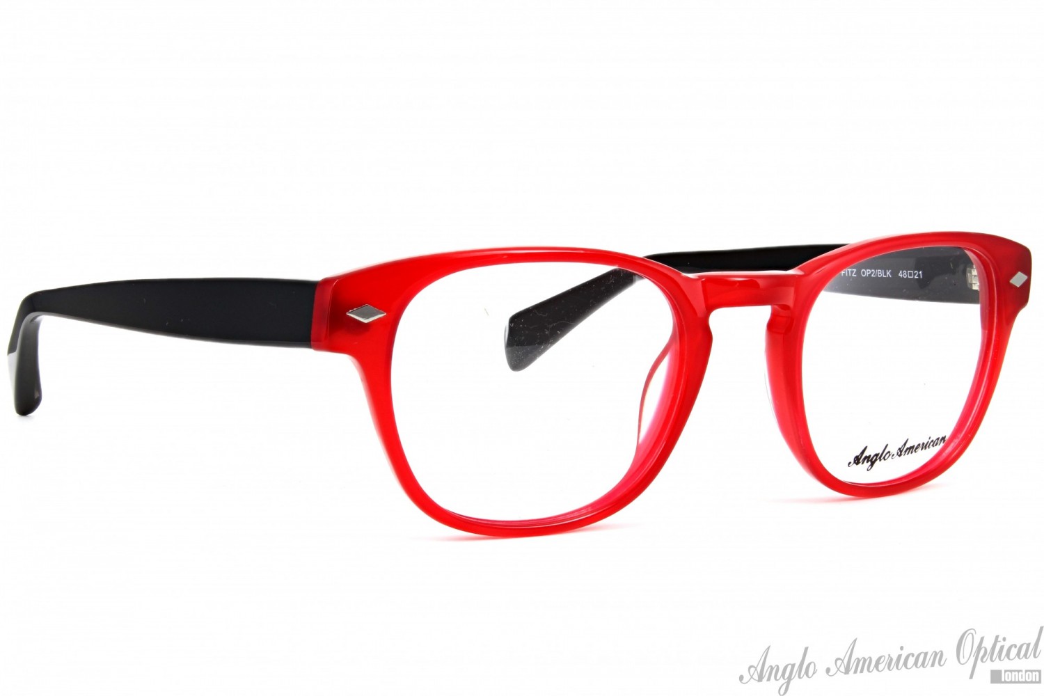 Fitz 48 OP2/BLK Red Opal / Black
